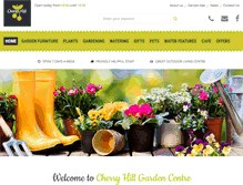 Tablet Screenshot of cherryhillgardencentre.co.uk